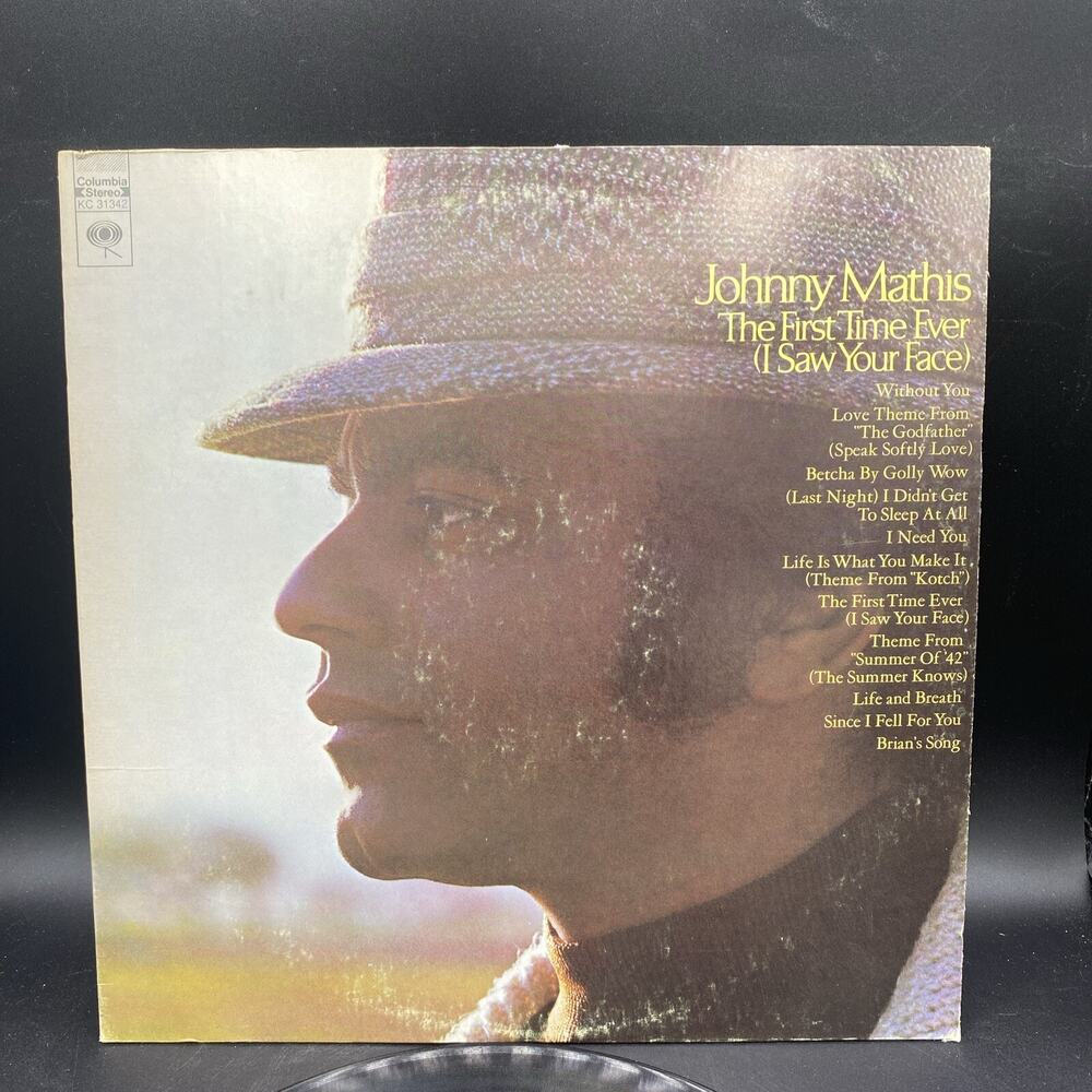 Johnny Mathis - THE FIRST TIME EVER Columbia (KC-31342) 33 LP Vinyl EX/NM